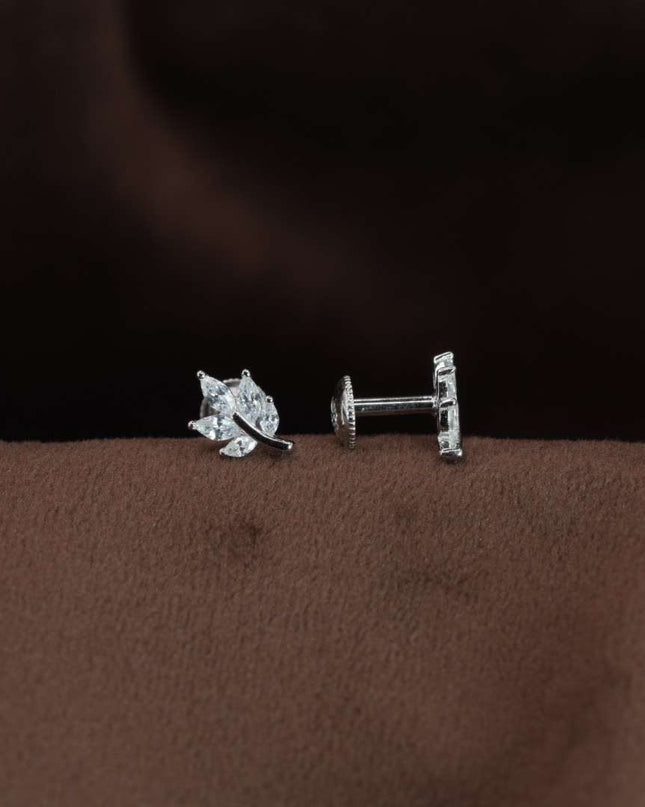 Aarohi Studs – Rising Charm Silver Earring