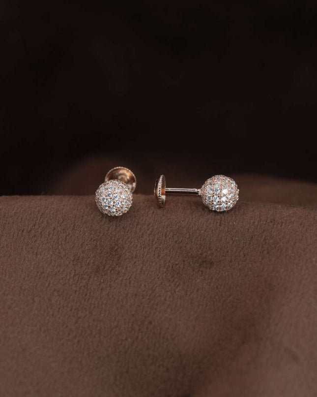 Vedhika Studs – Sacred Spark Silver Studs