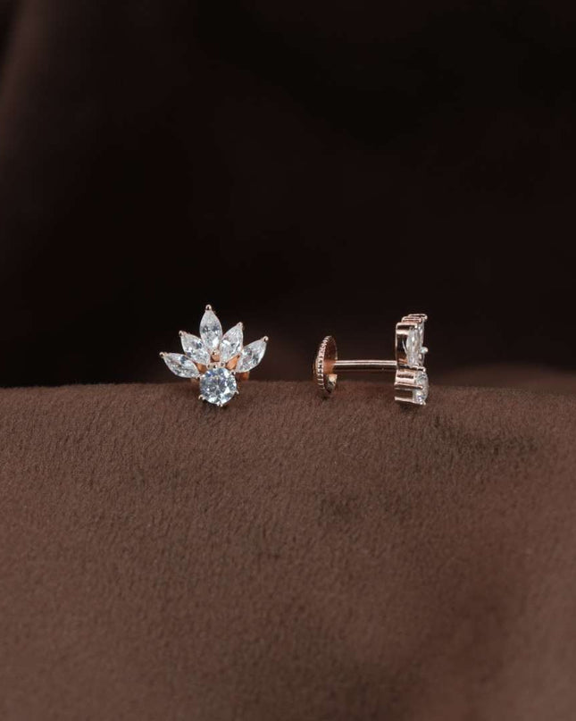 Ruhani Silver South Screw Studs