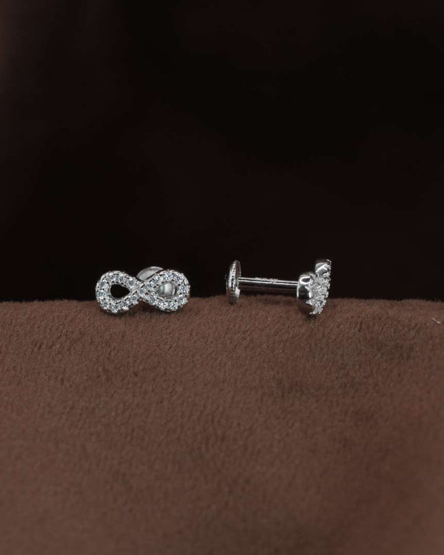 Aahana Studs – First Light in Silver