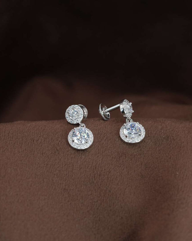 Nitya Hoops Silver South Screw