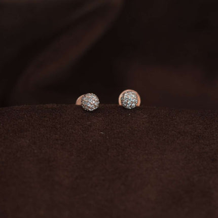 Nayra Shine – Silver South Screw Earrings