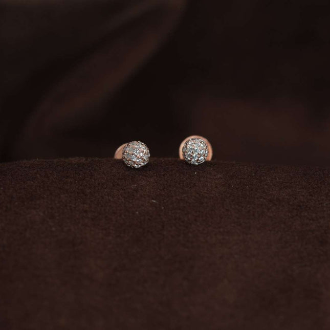 Nayra Shine – Silver South Screw Earrings