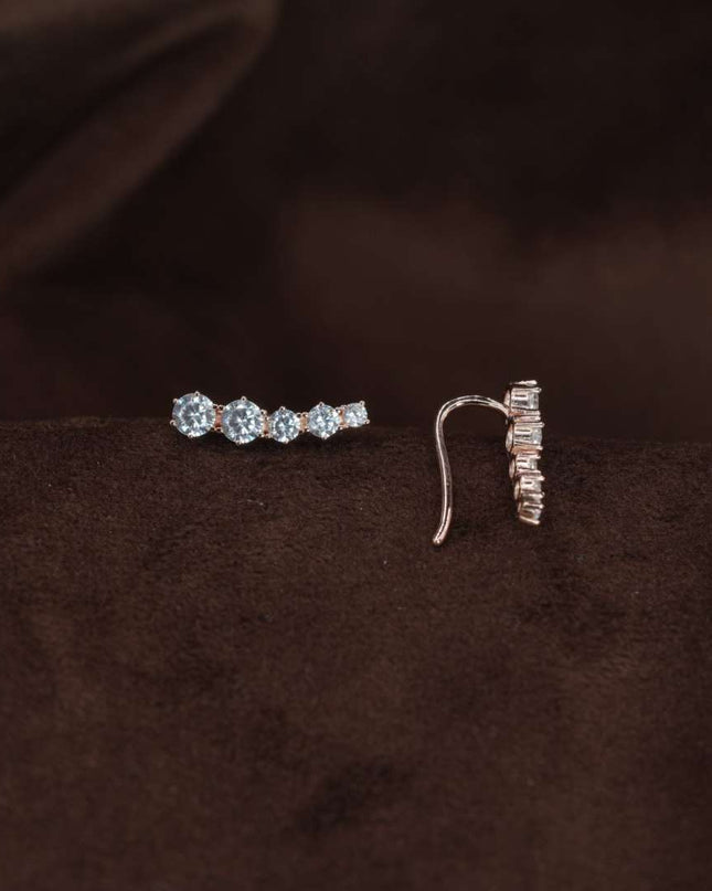 Rosélune Earrings – Moonlit Rose