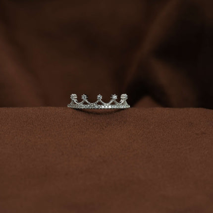Women's Minimal CROWN  SilverRing
