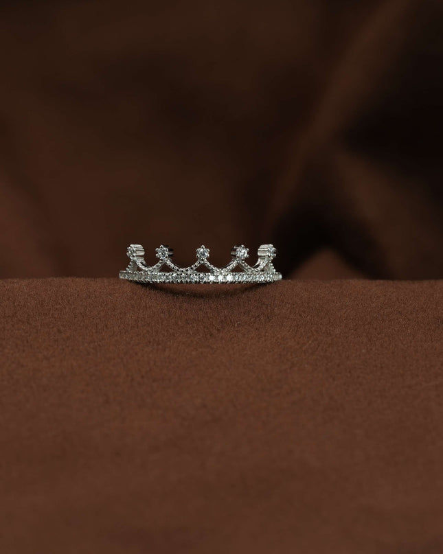 Women's Minimal CROWN  SilverRing