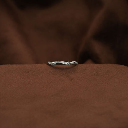 Women's Ring  Band in  Silver
