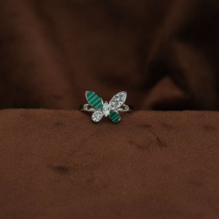StarDaisy Butterfly Women's Ring in Silver