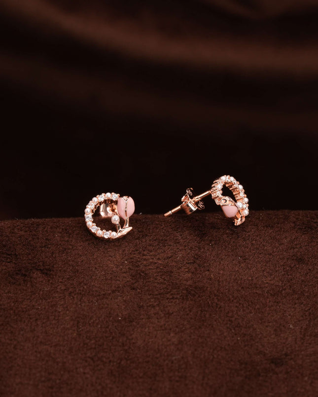 Moonbeam Minis – Minimal Silver Earrings for Women & Girls