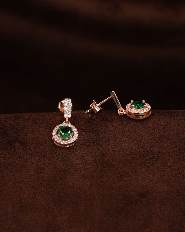 Celestial Dots – Tiny Sterling Silver Earrings with Starry Shine