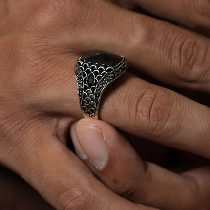 Rogue Silver Turkey Ring