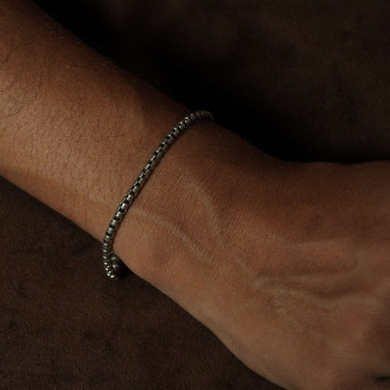 Elevate your look with our signature men's bracelet."