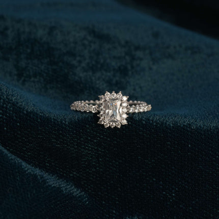 Soft Halo 925 Silver Ring