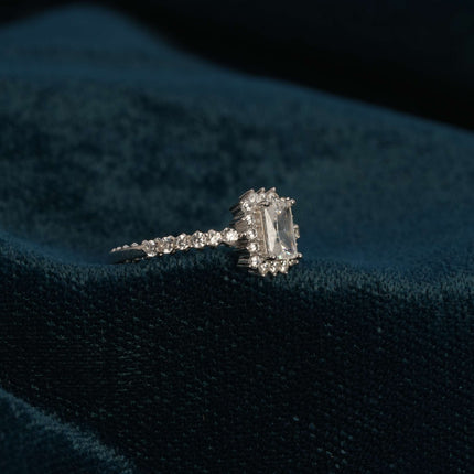 Soft Halo 925 Silver Ring