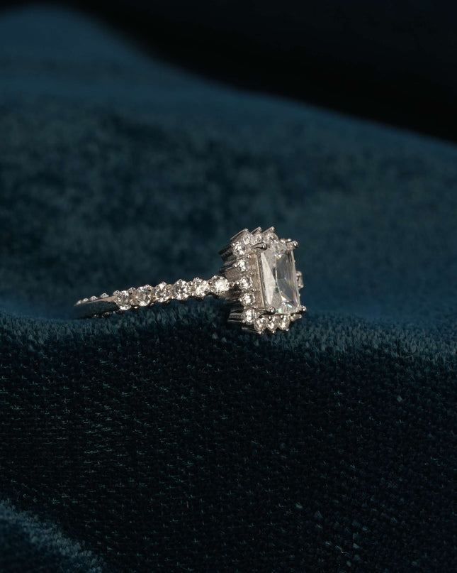 Soft Halo 925 Silver Ring