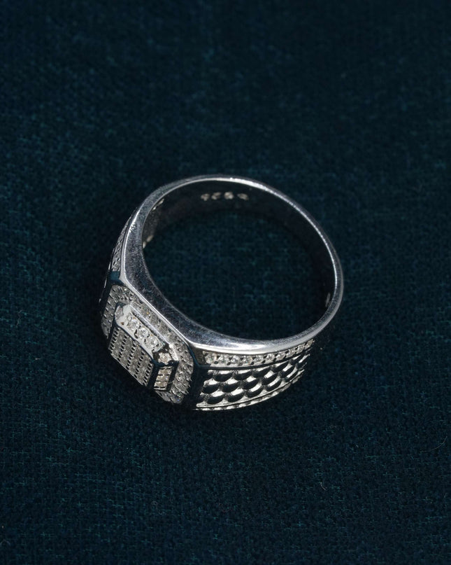Titan Edge Silver Ring