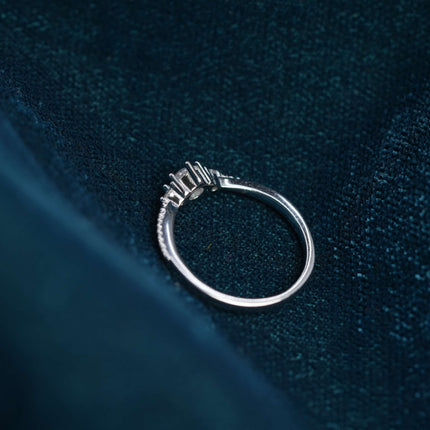 Moon Petal 925 Silver Ring