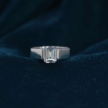 Sovereign Band Silver Ring