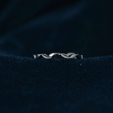 Petal Veil 925 Silver Ring