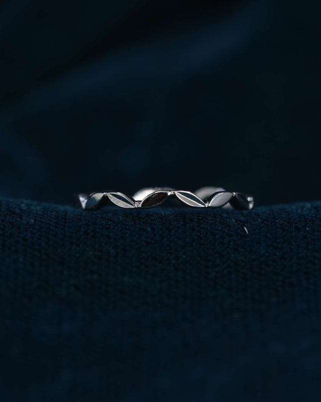 Petal Veil 925 Silver Ring
