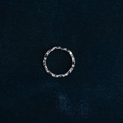 Petal Veil 925 Silver Ring
