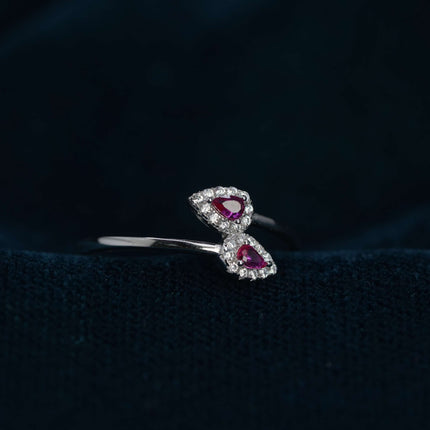 Gentle Knot 925 Silver Ring