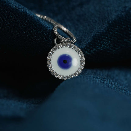 Kashvi Evil Eye  Silver Watch Charm