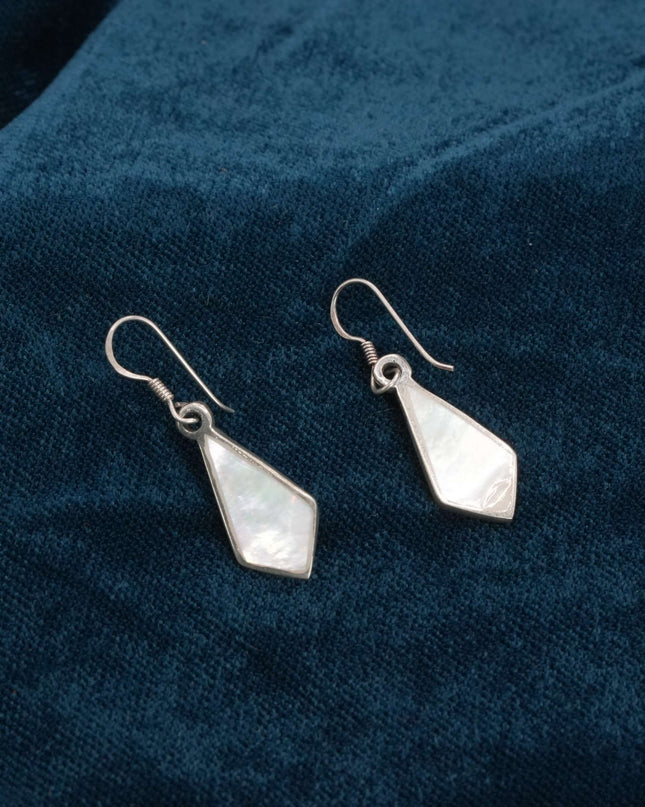 Lotus Spark Silver Earrings