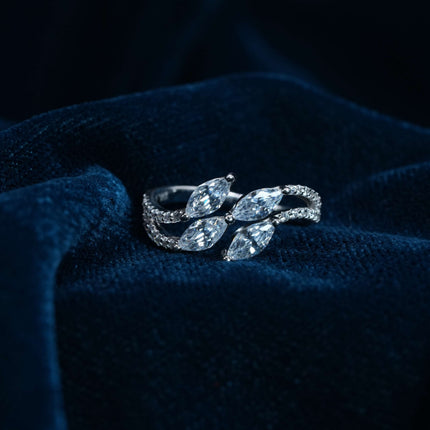 Luna Grace Silver Ring