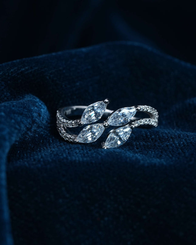 Luna Grace Silver Ring