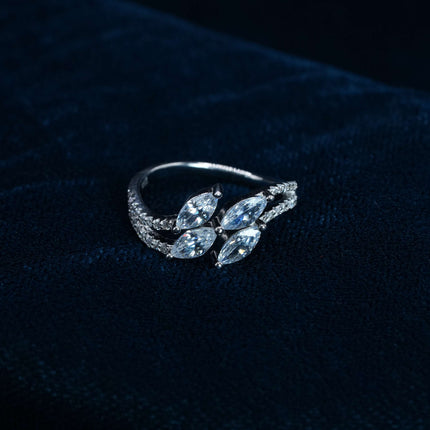 Luna Grace Silver Ring