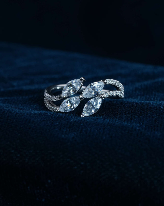 Luna Grace Silver Ring