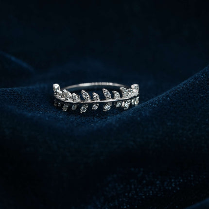 Infinity Glow Silver Ring