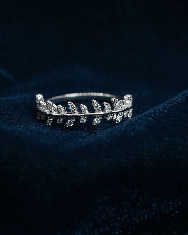 Infinity Glow Silver Ring