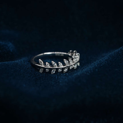 Infinity Glow Silver Ring