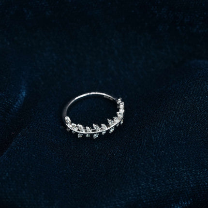 Infinity Glow Silver Ring