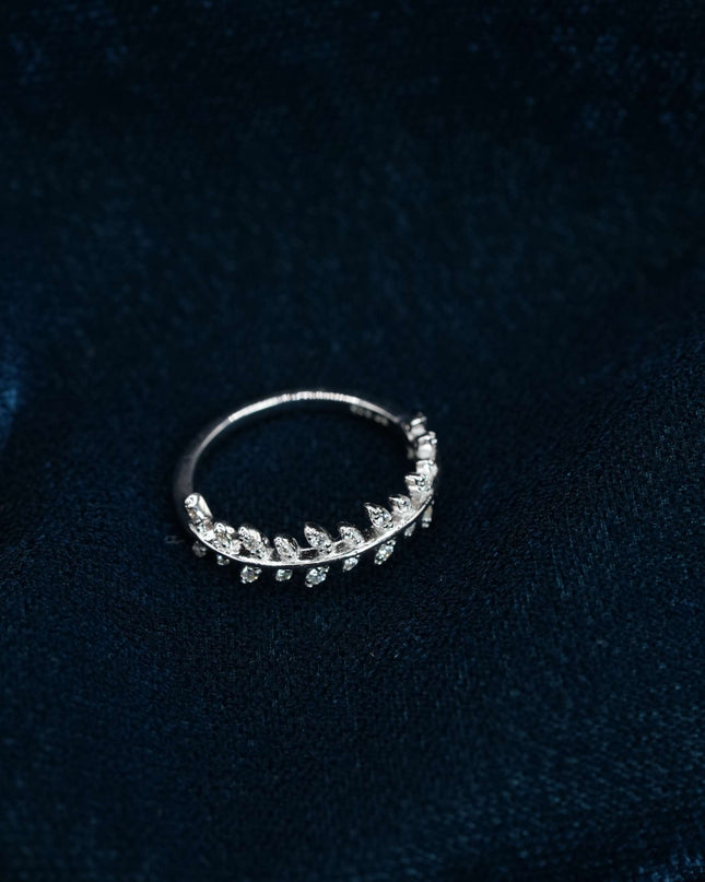 Infinity Glow Silver Ring