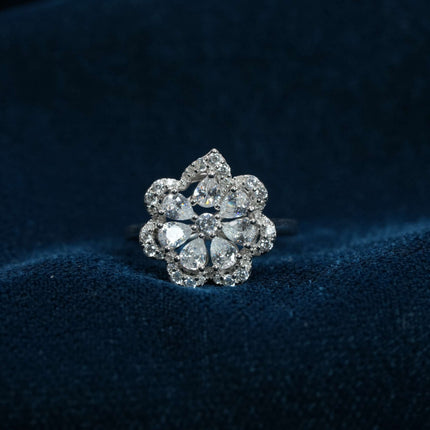 Pearl Whisper Silver Ring