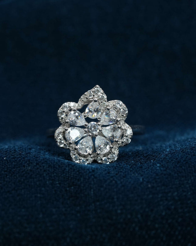Pearl Whisper Silver Ring