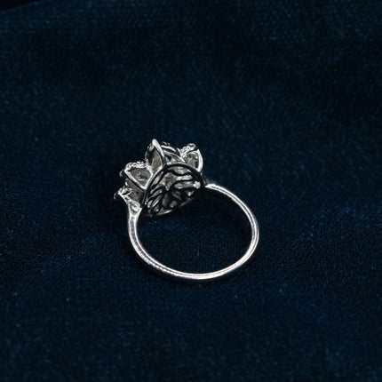 Pearl Whisper Silver Ring