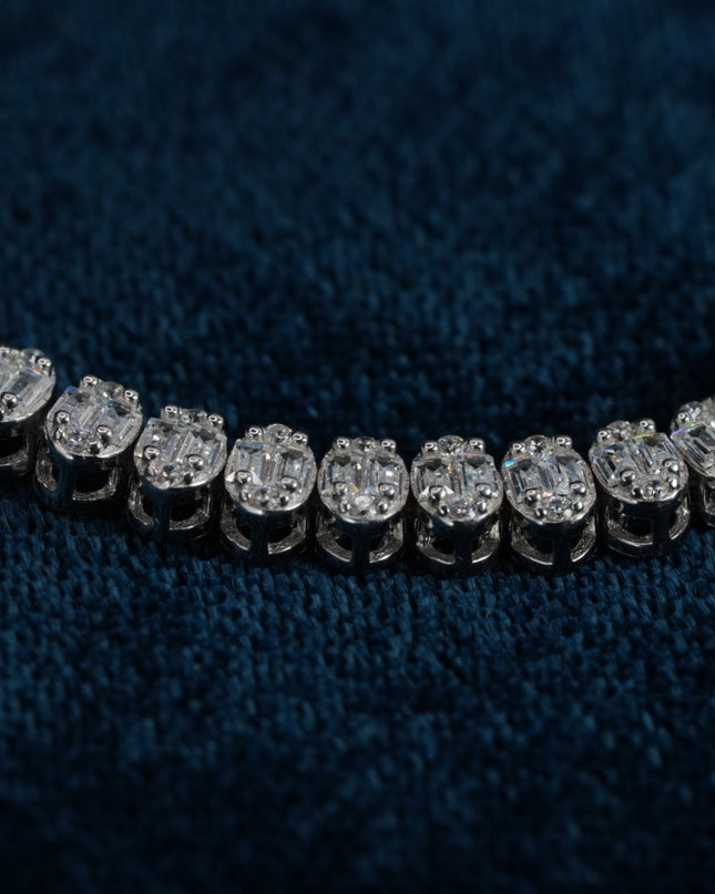 Crystal Glow 925 Sterling Silver Bracelet for Women