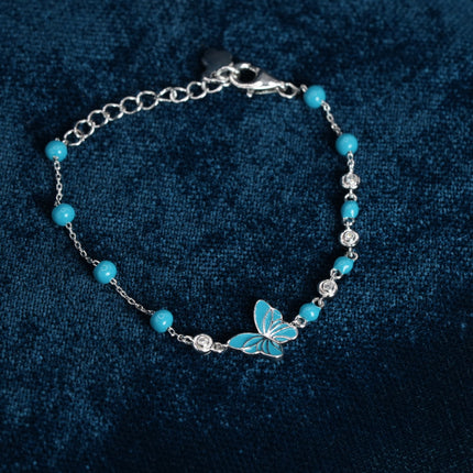 Aurora Elegance 925 Sterling Silver Chain bracelet for Women