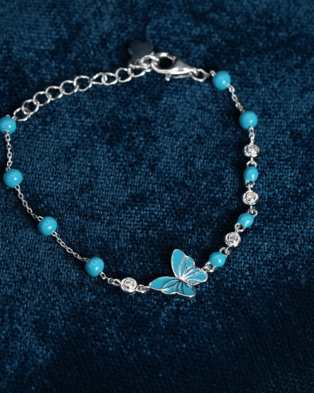 Aurora Elegance 925 Sterling Silver Chain bracelet for Kids