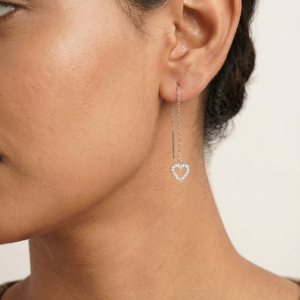 Embrace with the timeless charm of a heart-shaped Sui Dhaga.