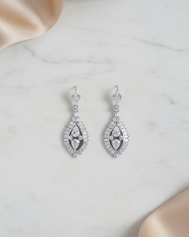 ROYAL SILVER EARRINGS