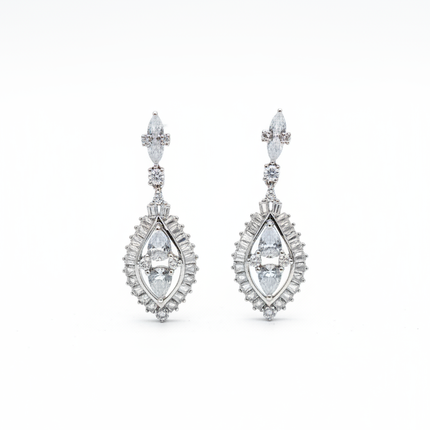 ROYAL SILVER EARRINGS