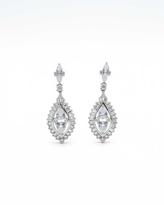 ROYAL SILVER EARRINGS