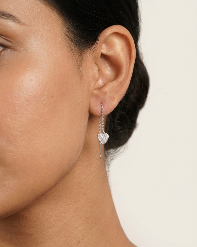 Embrace with the timeless charm of a heart-shaped Sui Dhaga.
