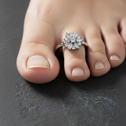 Where Craftsmanship Meets Style: Designer Silver Toe Rings for Every Occasion"