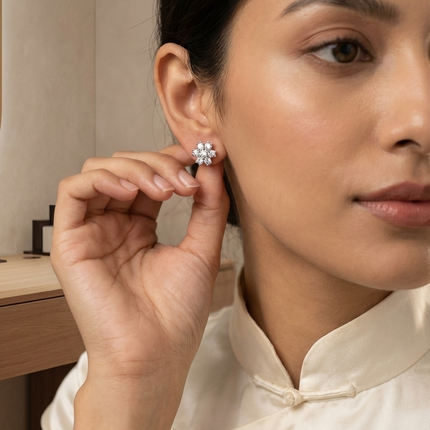 Radiant Dew Silver Tops